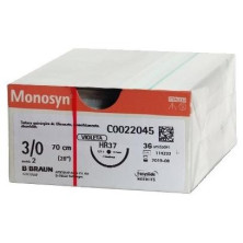 Monosyn Violet 3/0 Hr26 70 Cm 12 Uds