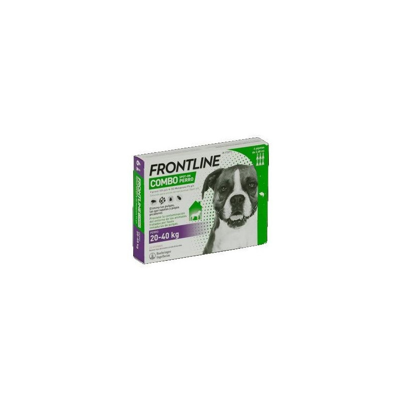 Frontline Combo Perro 20 - 40 Kg 6 Pipetas