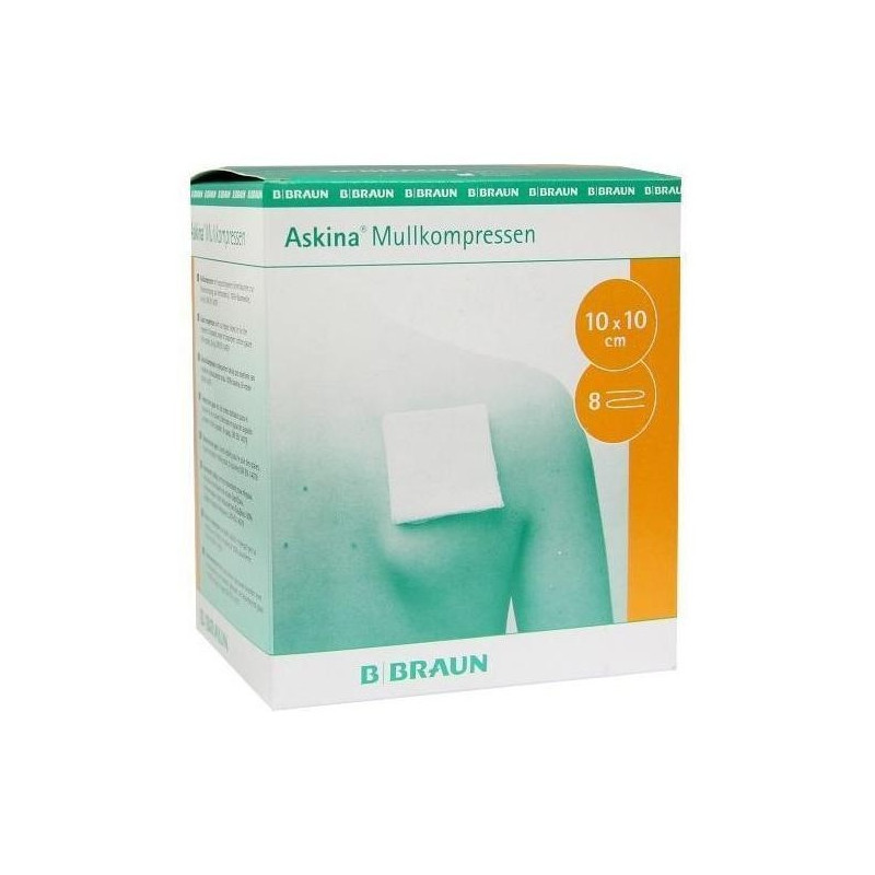 Askina Mullkompressen 10 X 10 Cm 100 Uds No Esteril