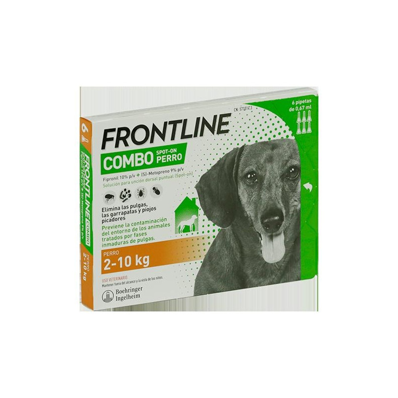Frontline Combo Perro 2 - 10 Kg 6 Pip