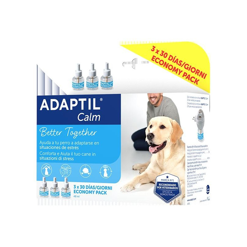 Adaptil Calm Pack 3 Recambios 48 Ml (3 Meses)