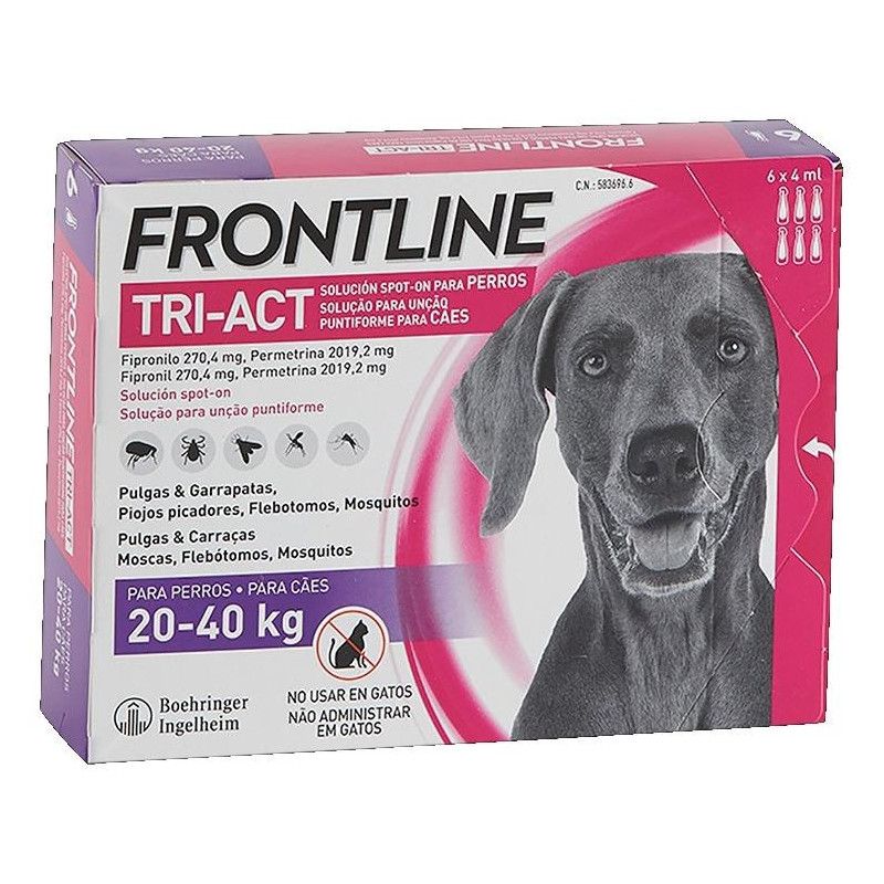 Frontline Tri-Act 20-40Kg 6 Pip