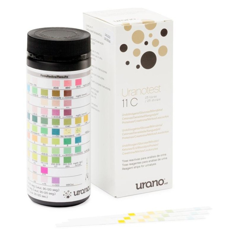 Uranotest 11C Tiras Orina 25 Uds
