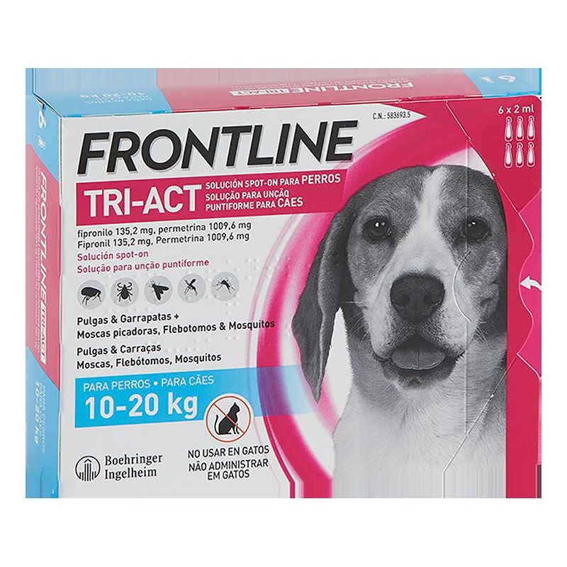 Frontline Tri-Act 10-20Kg 6 Pip