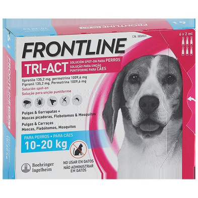 Frontline Tri-Act 10-20Kg 6 Pip