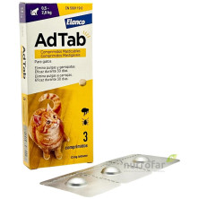 Adtab 12 Mg Comp Masticable Gato 0 5-2 Kg 3 Comp