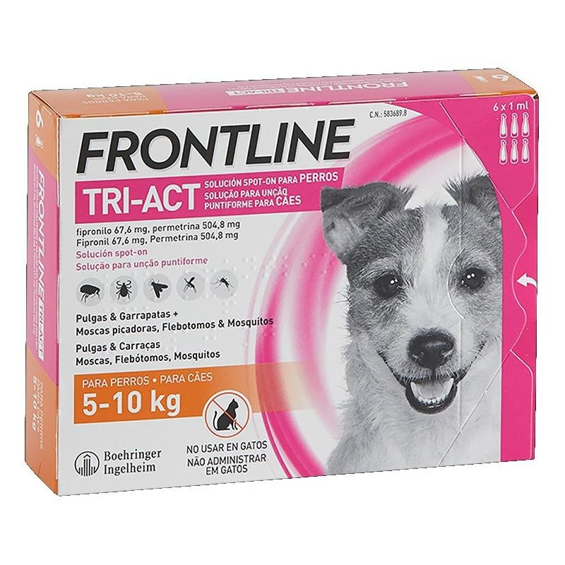 Frontline Tri-Act 5-10 Kg 6 Pip