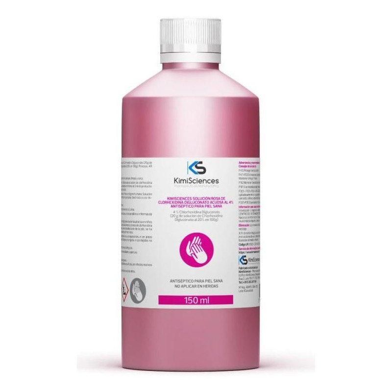 Kimisciense Solucion Rosa De Digluconato De Chorhexidina 4% 150 Ml