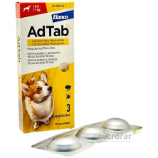 Adtab 225 Mg Comp Masticable Perro 5 5-11 Kg 3 Comp