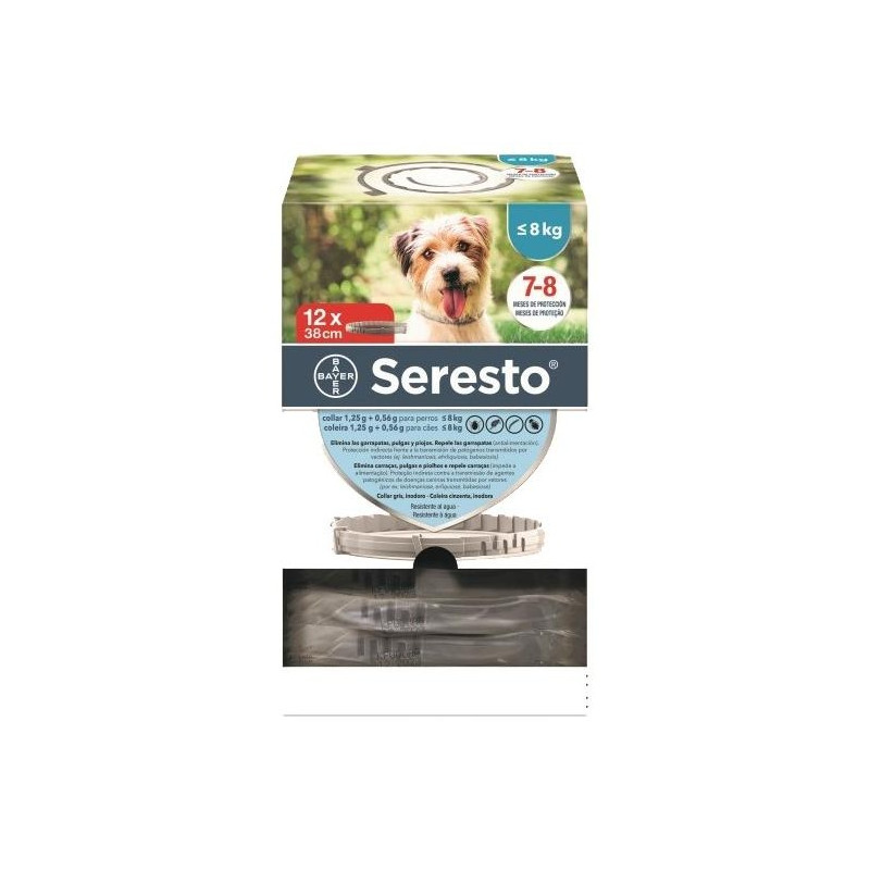 Seresto Perro Pequeño -8 Kg Clinico 12 Ud Seresto Perro Pequeño -8 Kg Clinico 12 Ud