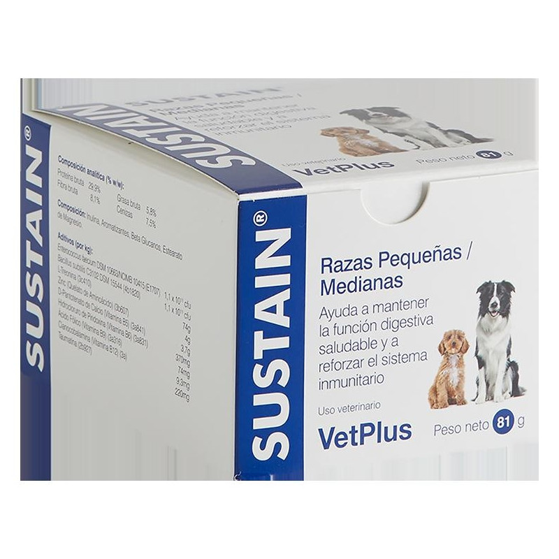 Sustain Razas Pequeñas Y Medianas 30 Sobres