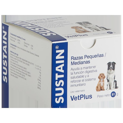 Sustain Razas Pequeñas Y Medianas 30 Sobres