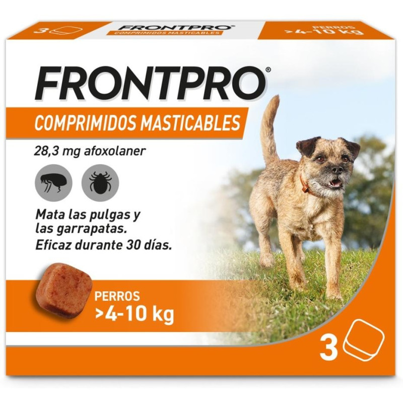 Frontpro 28 Mg Comp. Masticable 4-10Kg (M) 3 Comp.