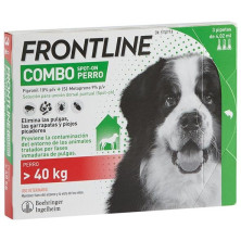 Frontline Combo Perro + 40 Kg 3 Pipetas