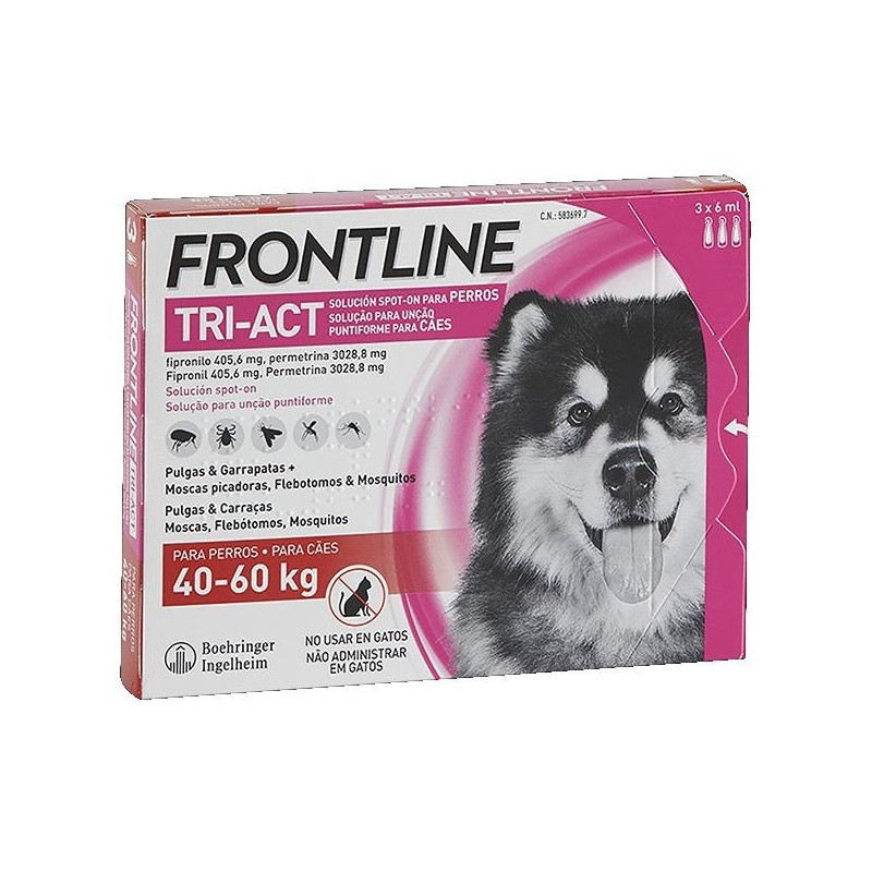 Frontline Tri-Act 40-60 Kg 3 Pip