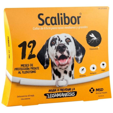 Collar Scalibor 65 Cm. 12 Meses