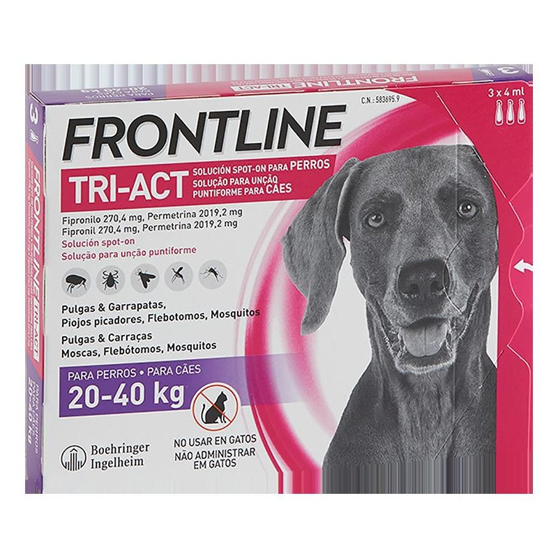 Frontline Tri-Act 20-40 Kg 3 Pip
