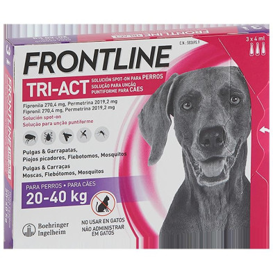 Frontline Tri-Act 20-40 Kg 3 Pip