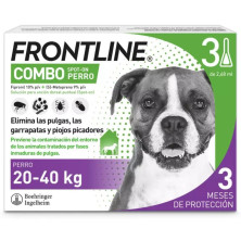 Frontline Combo Perro 20 - 40 Kg 3 Pipetas