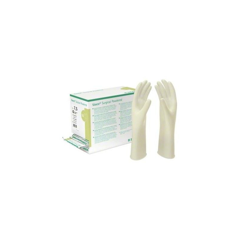 Guantes Vasco Cirugia Nº 6,5 Braun (50 Uds.)