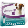Vectra 3D Perro 4-10 Kg - 3 Pipetas Verde
