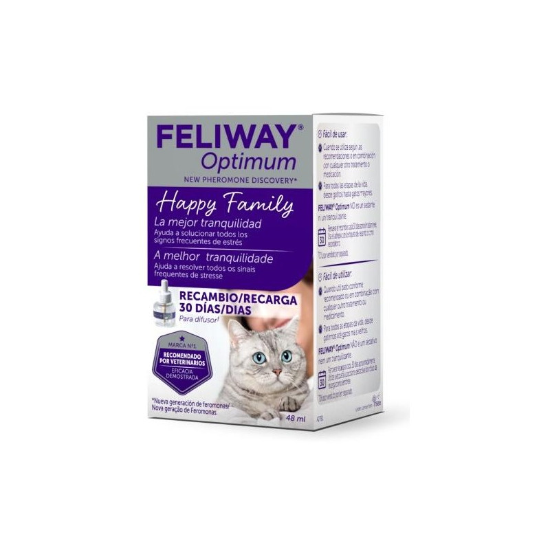 Feliway Optimum Recambio 48 Ml