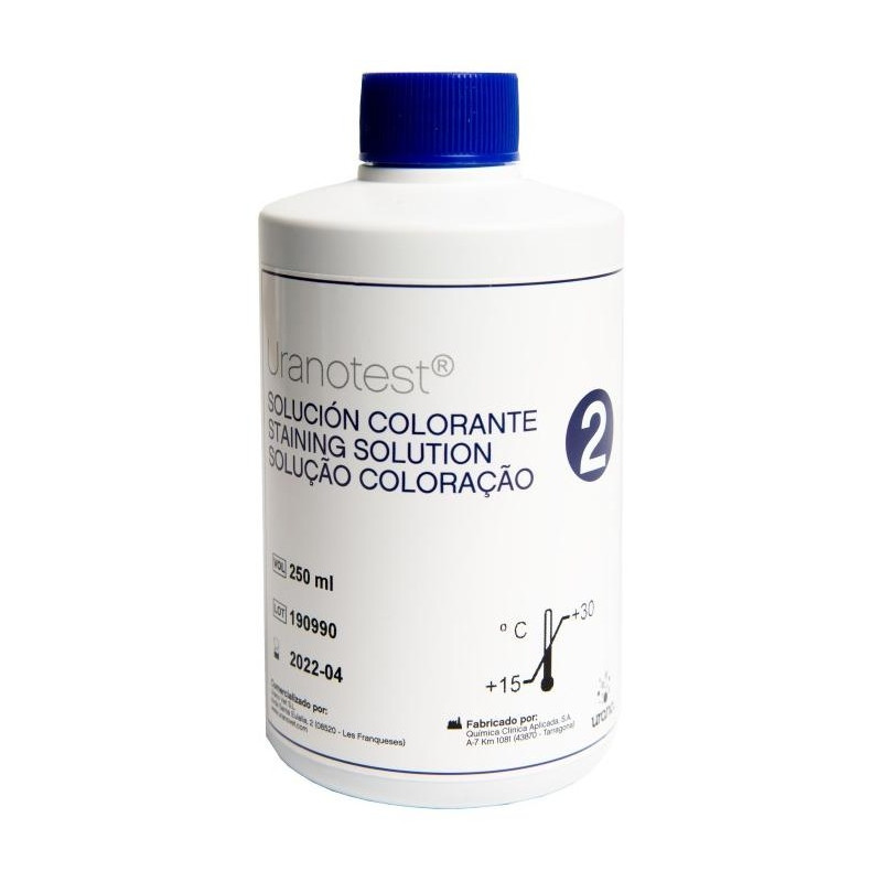 Uranotest Solucion Colorante Azul 250 Ml