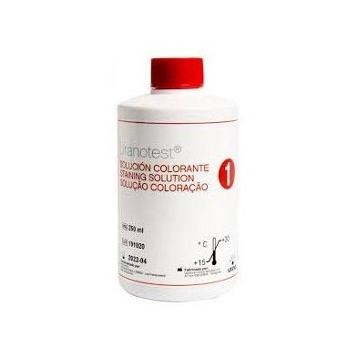 Uranotest Solución Colorante Roja 250 Ml