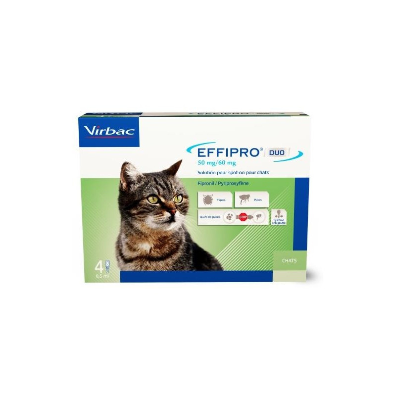 Effipro Spot-On Gato 4 Pipetas