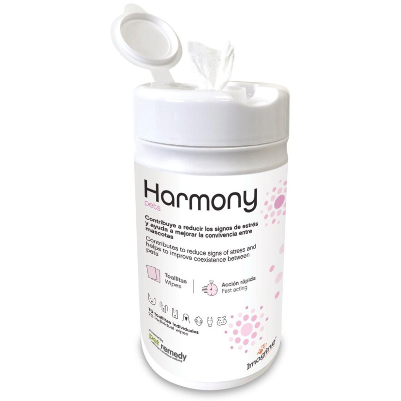 Harmony Pets Toallitas Calmantes 70 Uds