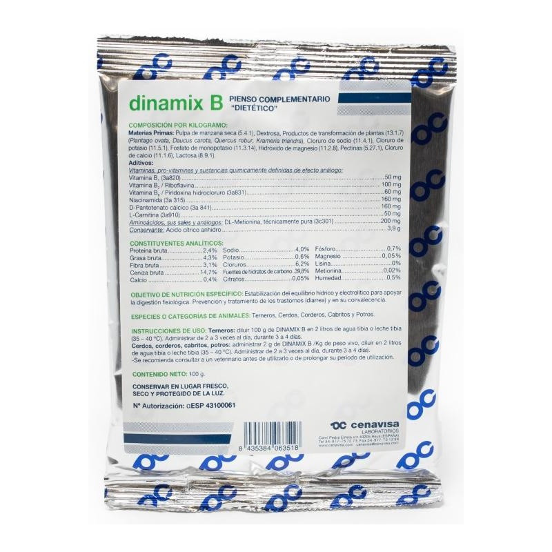 Dinamix B Polvo Soluble 100 Grs