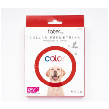 Taberdog Collar Con Permetrina 60 Cm Rojo