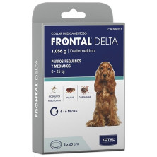 Frontal Delta Collar 60 Cm Antiparasitario Perros