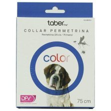 Taberdog Collar Con Permetrina 75 Cm Azul