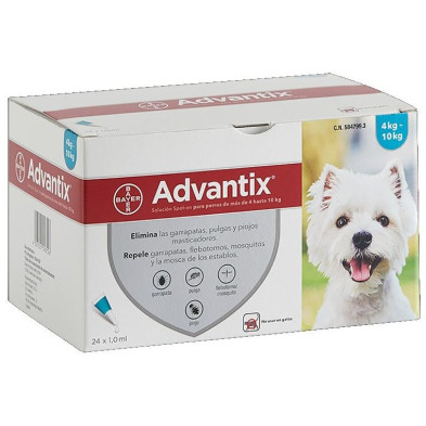 Advantix 4-10 Kg 24 Pipetas
