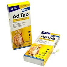 Adtab 12 Mg Comp. Masticable Gato 0,5-2 Kg 1 Comp