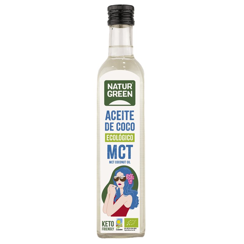 Aceite De Coco Mct Bio 500ml - Naturgreen Aceite De Coco Mct Bio 500ml - Naturgreen