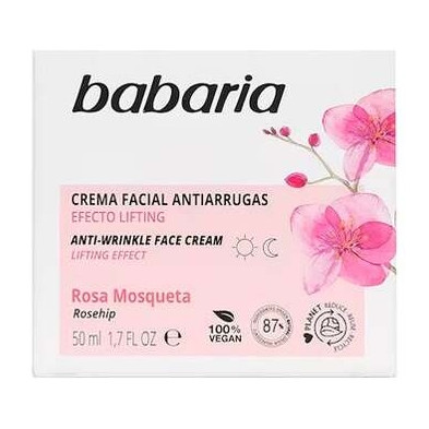 Babaria Crema Facial Antiarrugas Rosa Mosqueta 50Ml