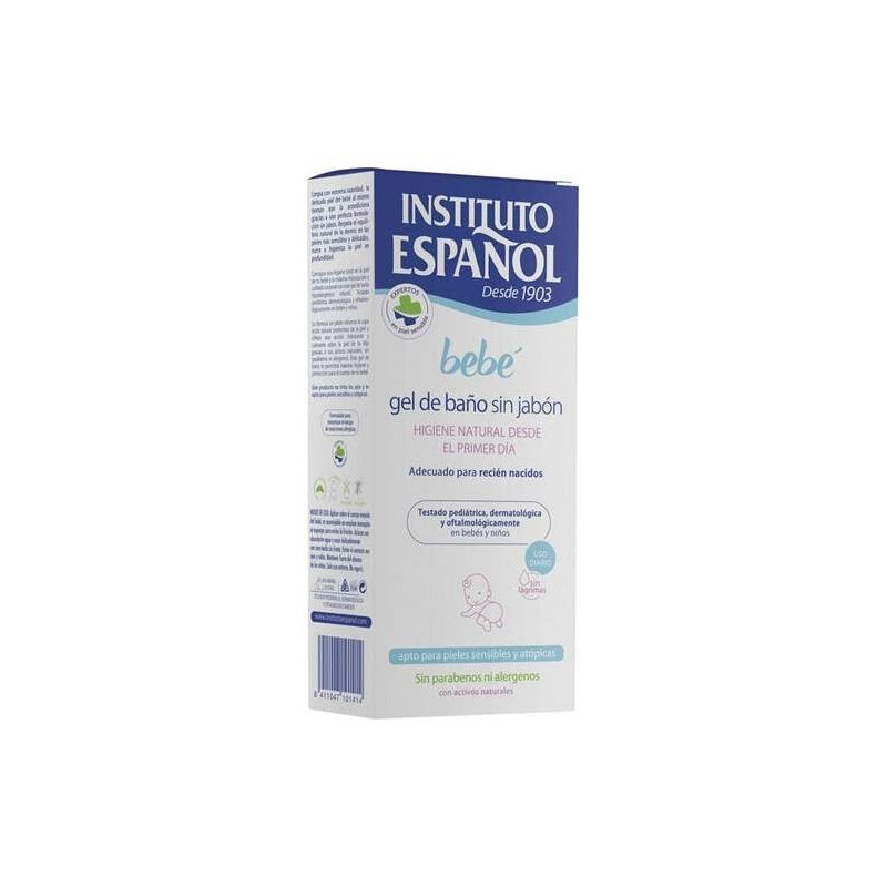 Instituto Español Bebe Gel De Banho Sem Sabão 500Ml