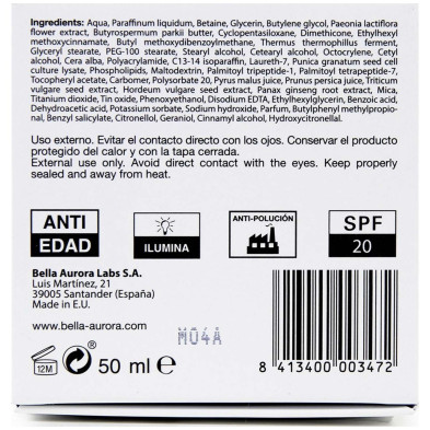 Bella Aurora Bella Crema Día Multi-Perfeccionadora Piel Normal-Seca 50Ml