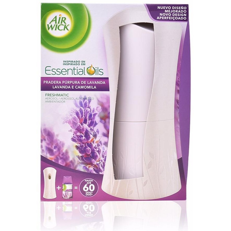 Air Wick Freshmatic Ambientador Completo Lavanda 250Ml