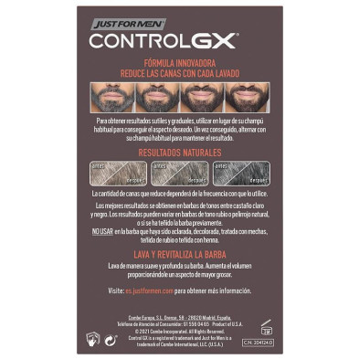 Just For Men Control Gx Gray Shampoo For Beards 118Ml