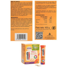 Vitamina C Triple Acción Comprimidos Efervescentes 72 + 36 De Regalo Naranja 54 U