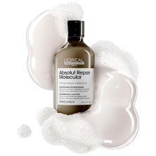 Absolut Repair Molecular Champú Profesional Sin Sulfatos Para Cabello Dañado 300 Ml