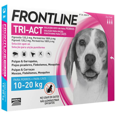 Frontline Tri-Act 10-20Kg 3 Pip