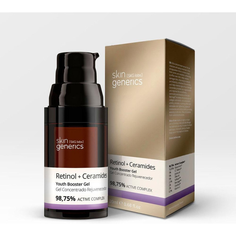 Retinol + Ceramidas Gel Concentrado Rejuvenecedor 98,75% 20 Ml 2