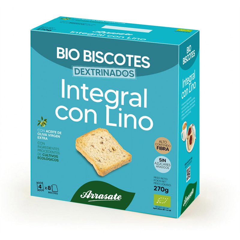 Biscote Integral Lino Arrasate 270 Gr Eco