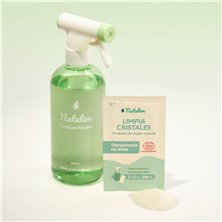 Limpiacristales Polvo + Botella Spay 2 Sob- Natulim