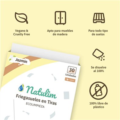 Friegasuelos Tiras 30 Uds- Natulim