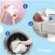 Detergente En Tiras Neutra Caja 40 Lavados - Natulim